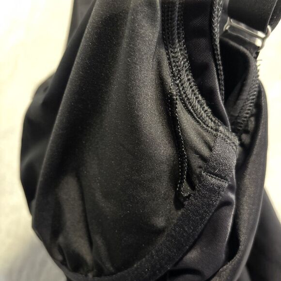 Lands' End Women's Size 8DD Underwire Bra Black Wrap Tankini Swimsuit Top Beach - Picture 12 of 15